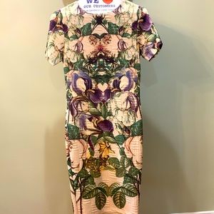 ASOS Bodycon floral print dress